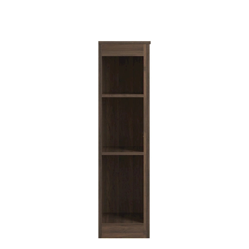 Walnut Finish Full Storage Headboard