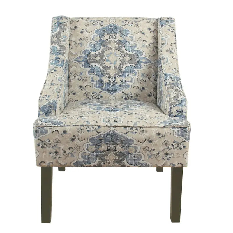 Upholstered Swoop Arm Chair