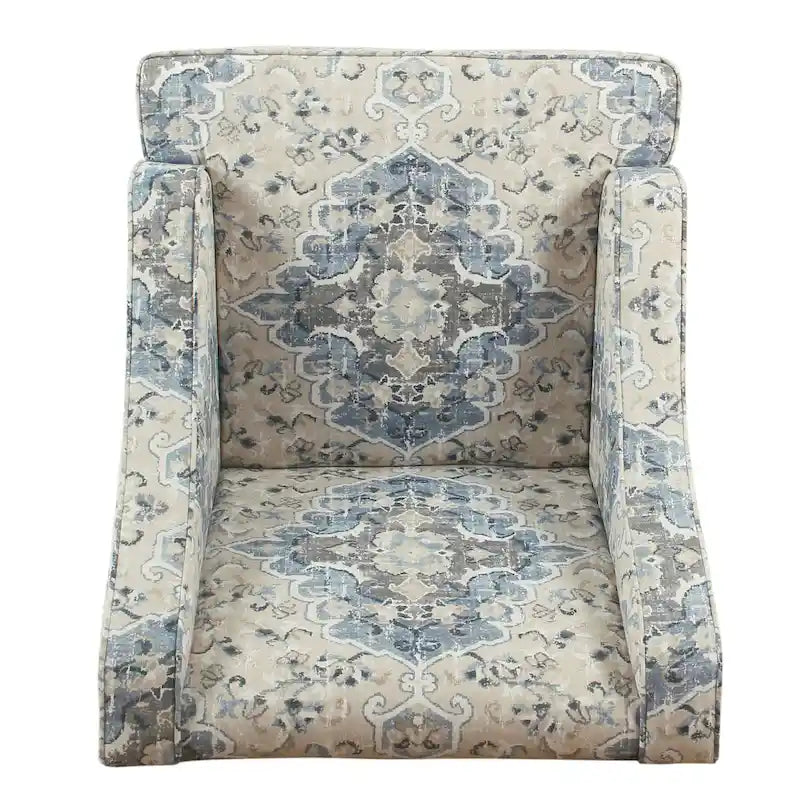 Upholstered Swoop Arm Chair