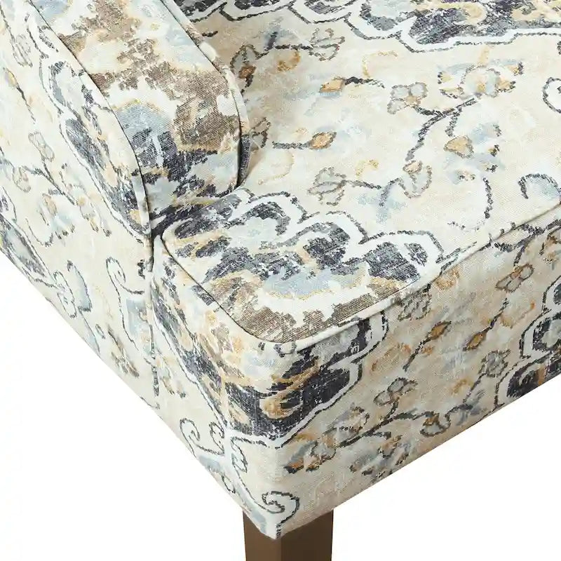 Upholstered Swoop Arm Chair