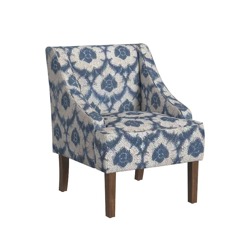 Upholstered Swoop Arm Chair