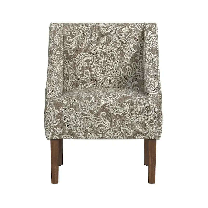 Upholstered Swoop Arm Chair
