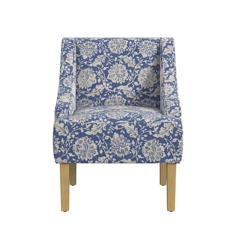 Upholstered Swoop Arm Chair