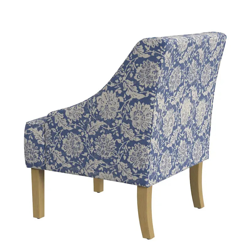Upholstered Swoop Arm Chair