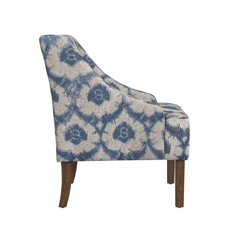 Upholstered Swoop Arm Chair