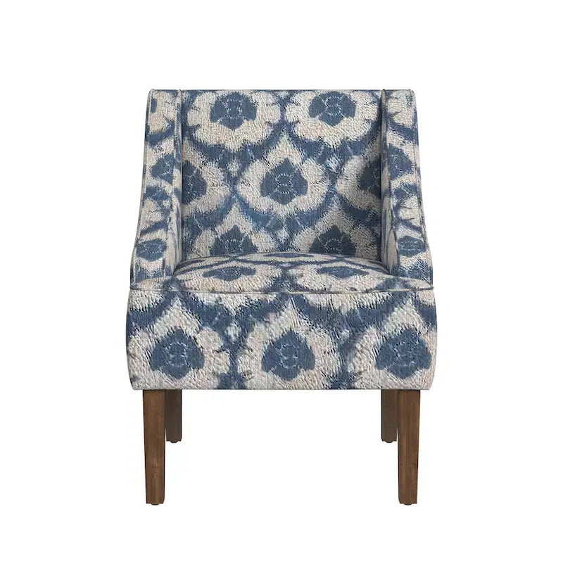 Upholstered Swoop Arm Chair