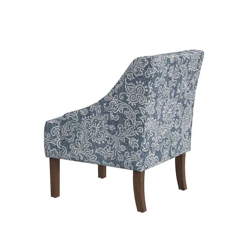 Upholstered Swoop Arm Chair