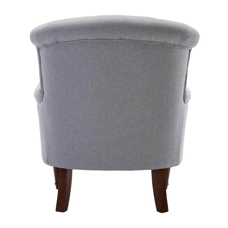 Tufted Fabric Oversized Club Chair
