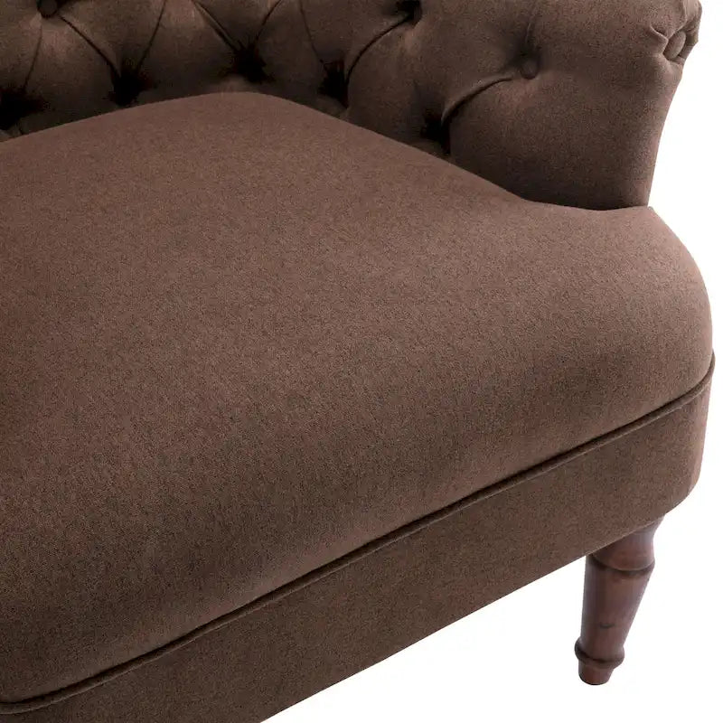 Tufted Fabric Oversized Club Chair