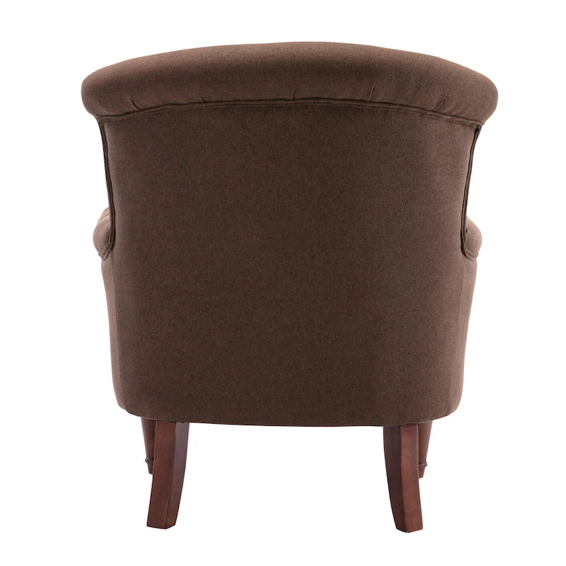 Tufted Fabric Oversized Club Chair