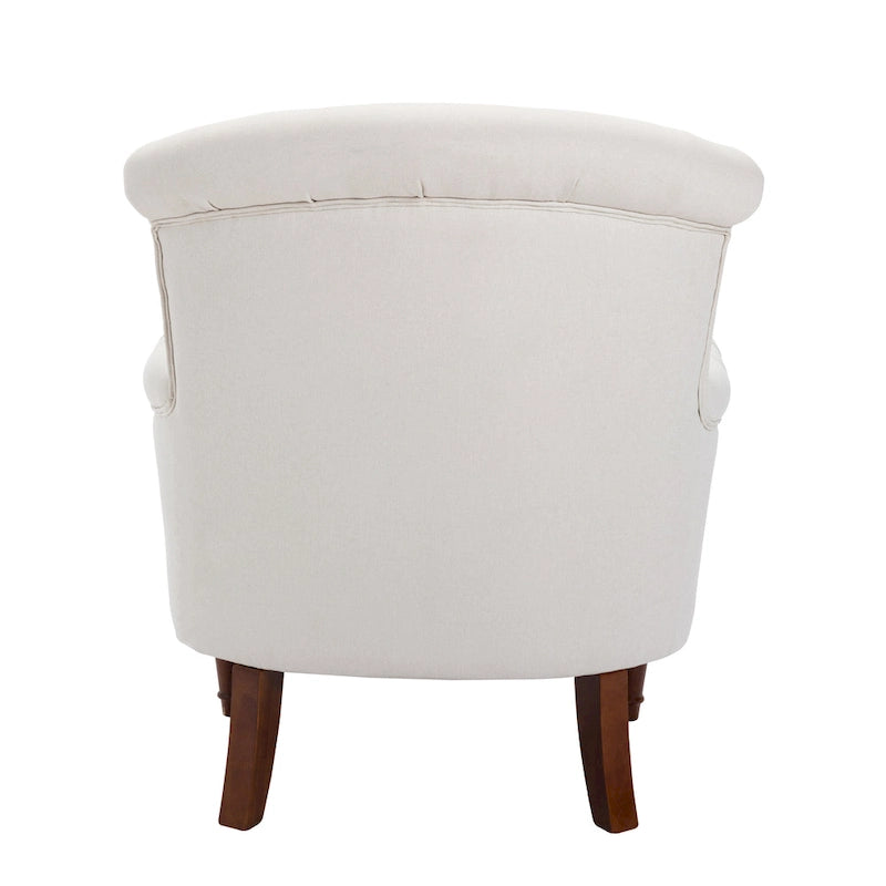 Tufted Fabric Oversized Club Chair