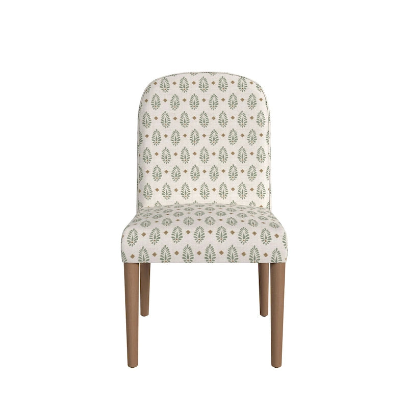 Rounded back Upholstered Dining chair-Single Pack
