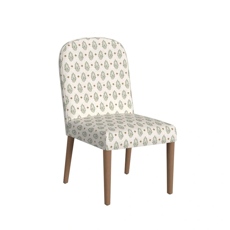 Rounded back Upholstered Dining chair-Single Pack