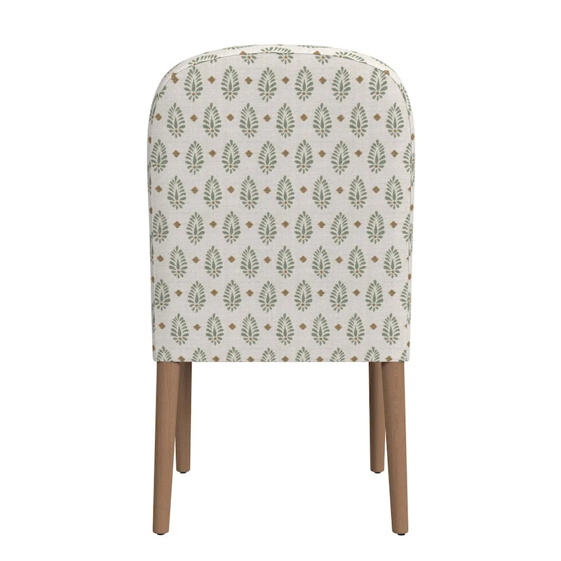 Rounded back Upholstered Dining chair-Single Pack