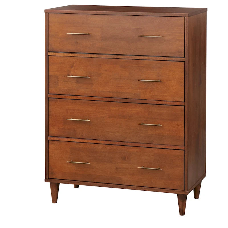 4-Drawer Mid-Century Modern Chest