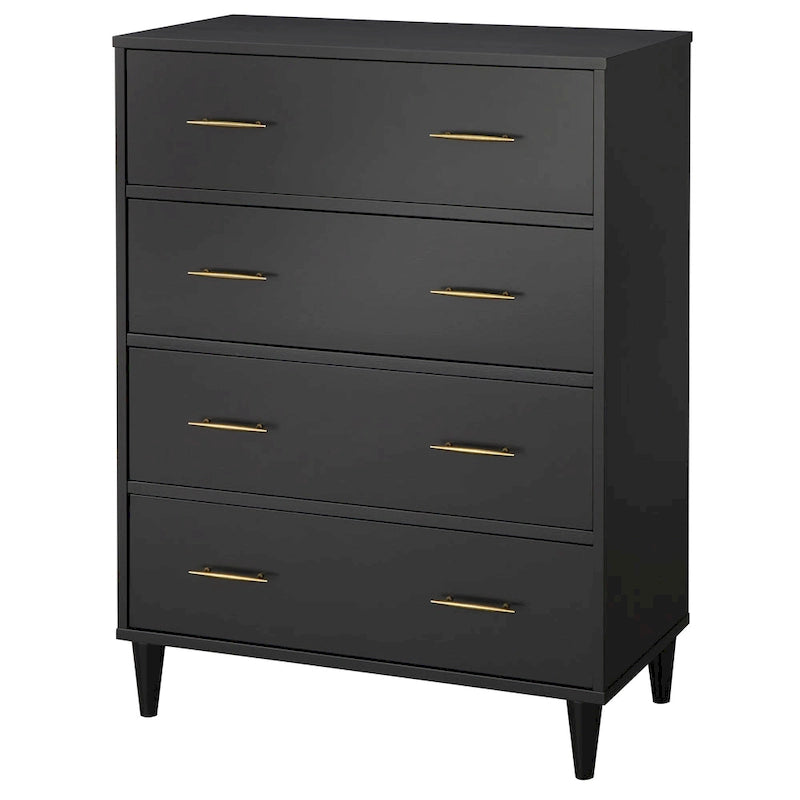 4-Drawer Mid-Century Modern Chest