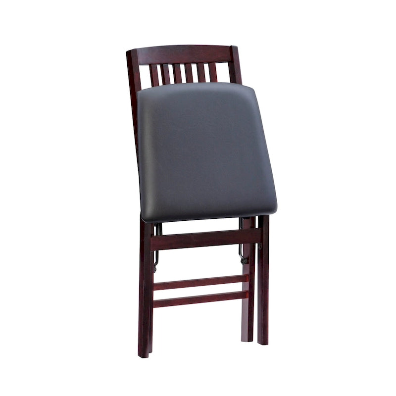 Espresso Folding Chair (Set of 2)