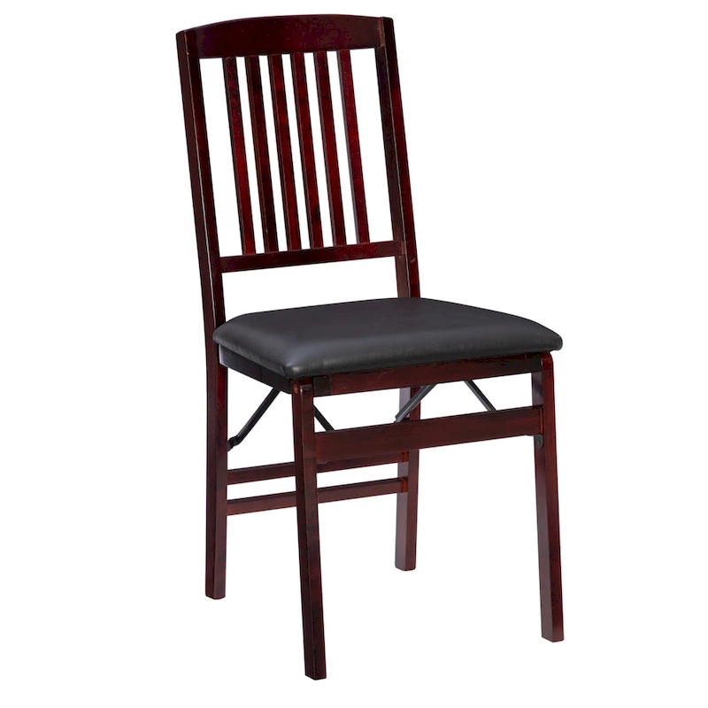 Espresso Folding Chair (Set of 2)
