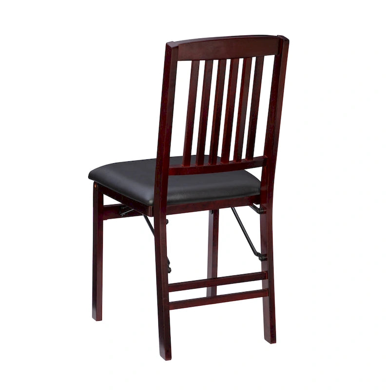 Espresso Folding Chair (Set of 2)