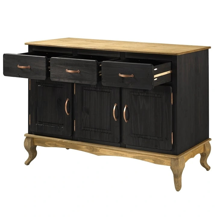 Wood Buffet Sideboard Green