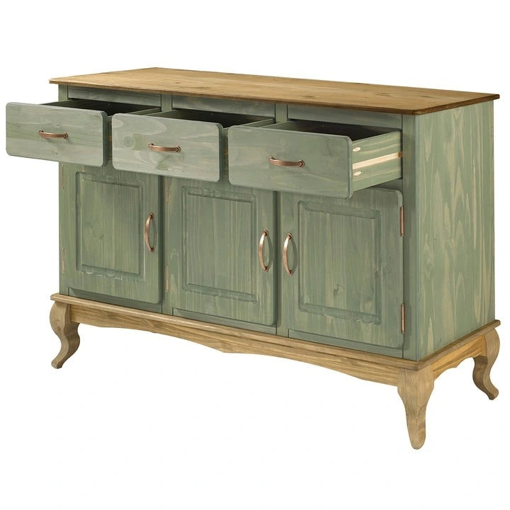 Wood Buffet Sideboard Green