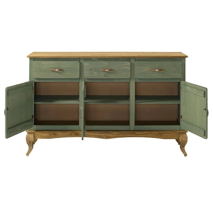Wood Buffet Sideboard Green