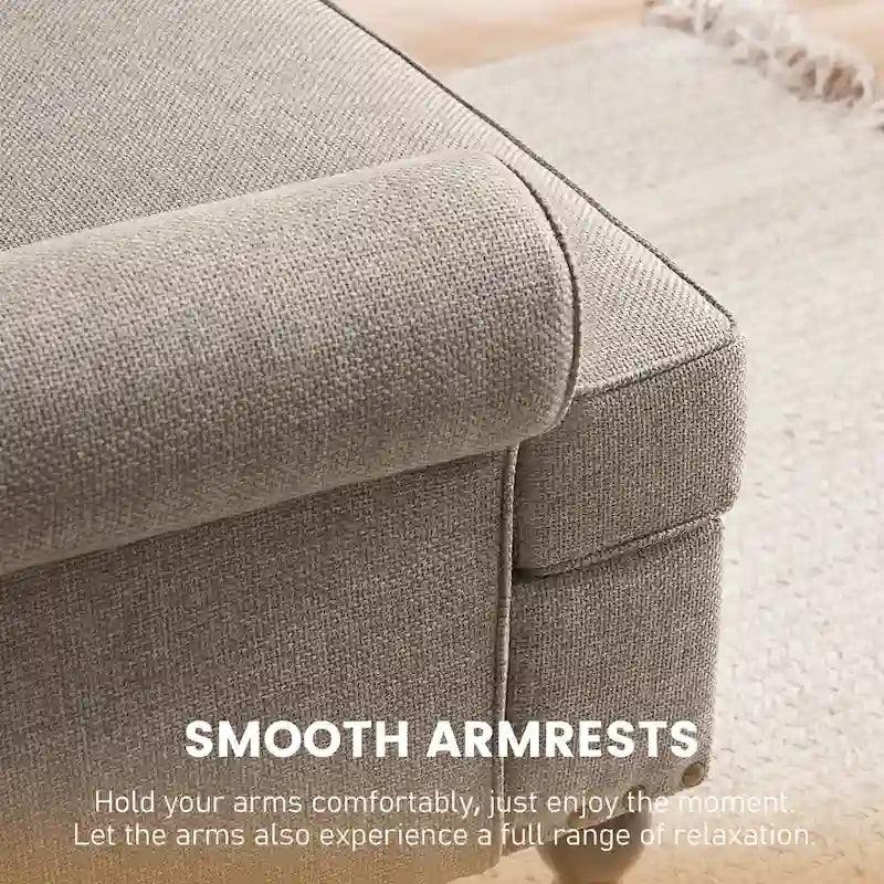 Modern Nailhead Accent Chair Arm Chairs Set of 2