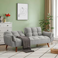 75.39 Sofa Bed, Convertible Sleeper Couch with Pillows, Foldable Loveseat Furniture for Living Room