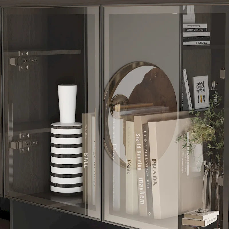 90.6W Spacious Double Desk Workstation w/Ample Storage for Two Table