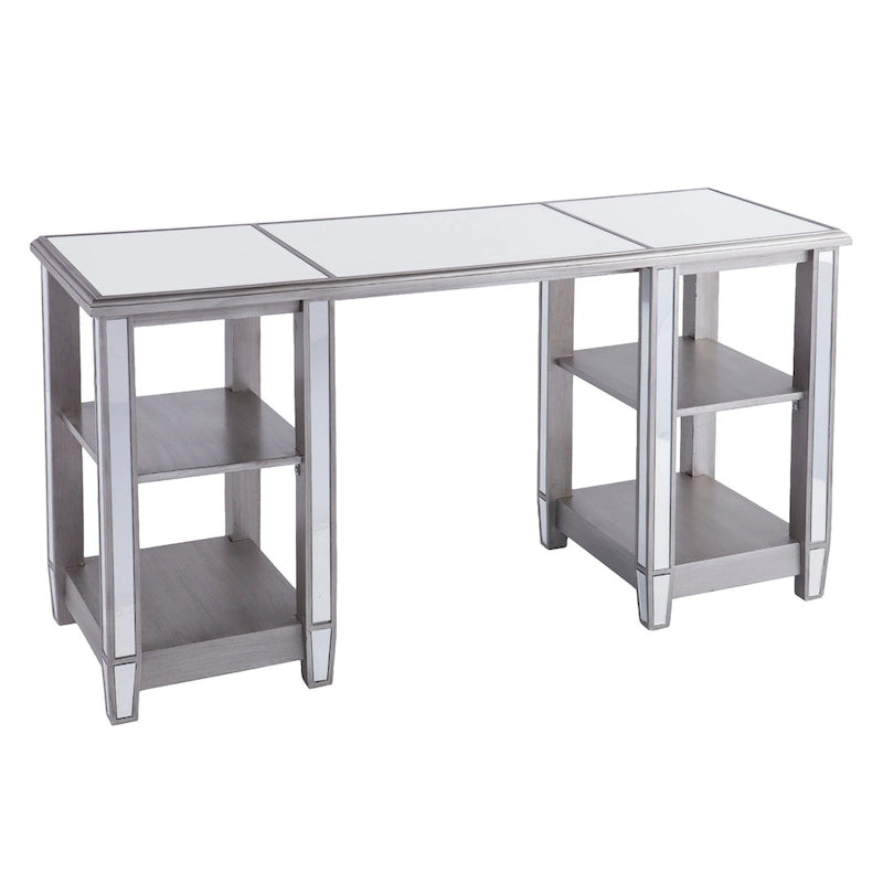 Mirrored Office Computer Desk