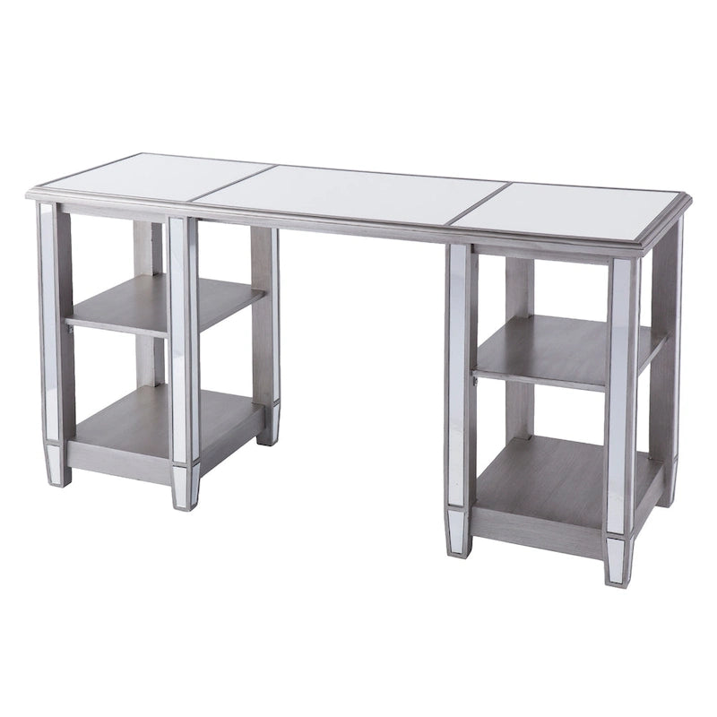 Mirrored Office Computer Desk