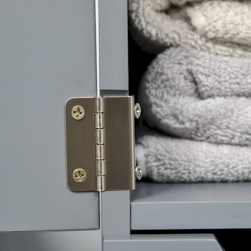 Bathroom Tower Storage Cabinet - 6 W x 13 D x 55.25 H