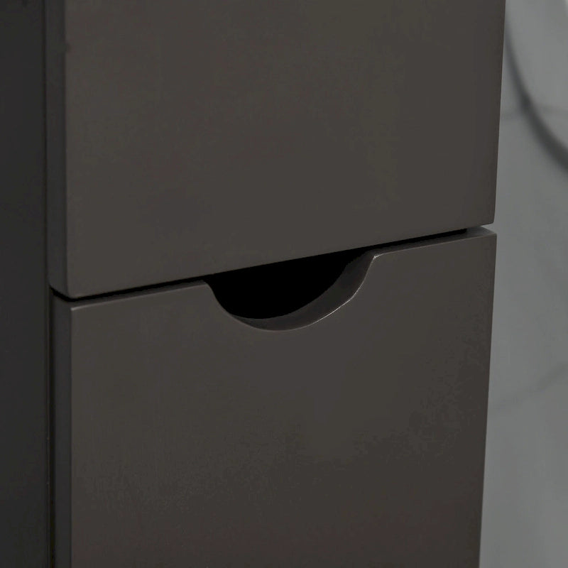 Bathroom Tower Storage Cabinet - 6 W x 13 D x 55.25 H