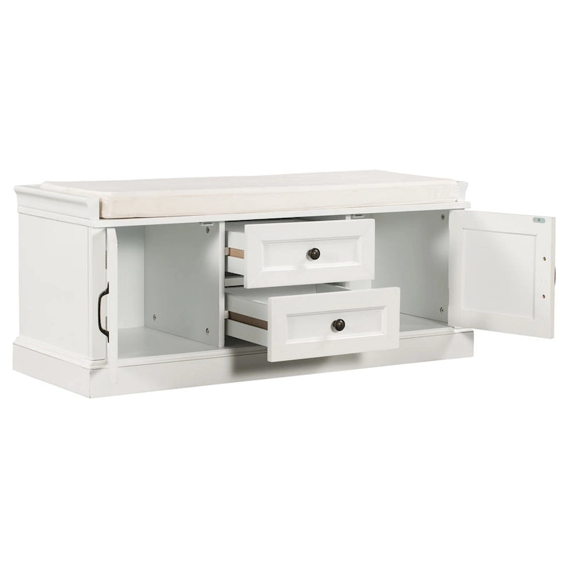 Storage Bench with Removable Cushion