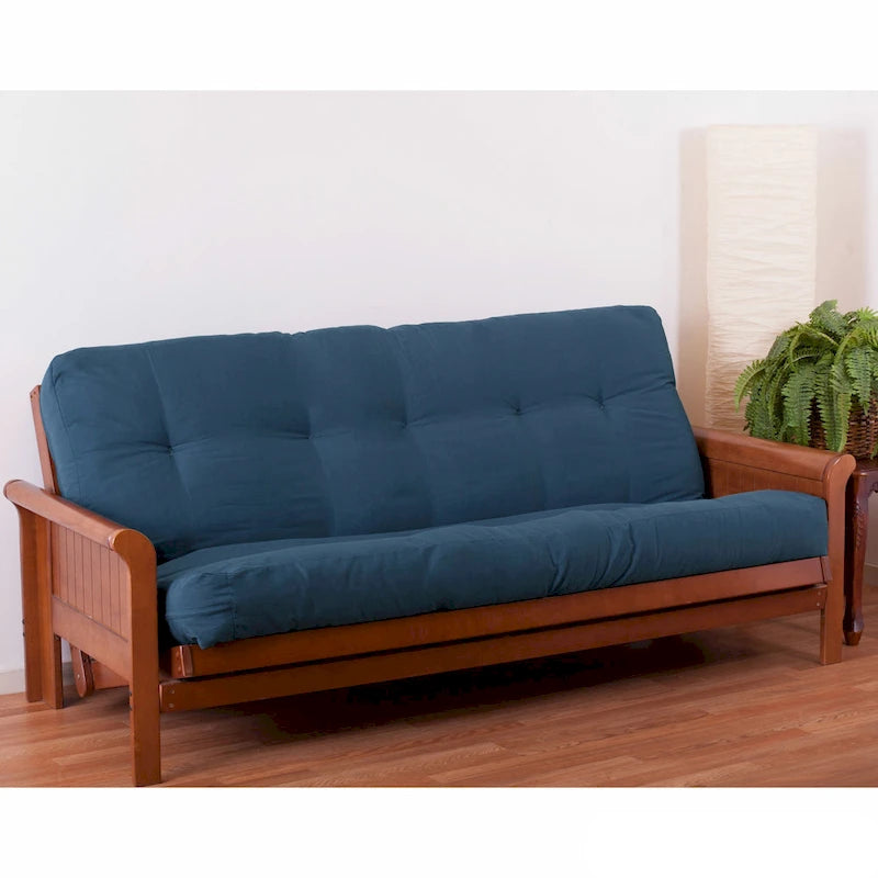 7-inch Thick Twill Futon Mattress (Twin, Full, or Queen)