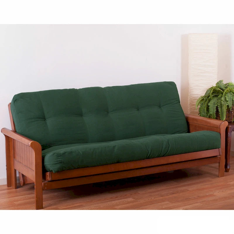 7-inch Thick Twill Futon Mattress (Twin, Full, or Queen)