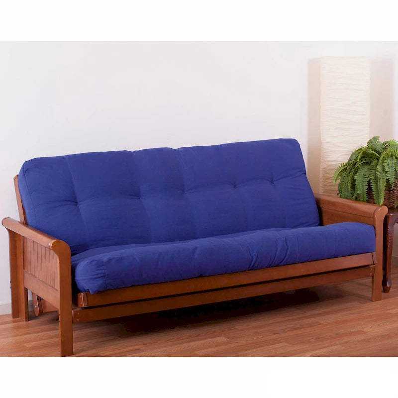 7-inch Thick Twill Futon Mattress (Twin, Full, or Queen)