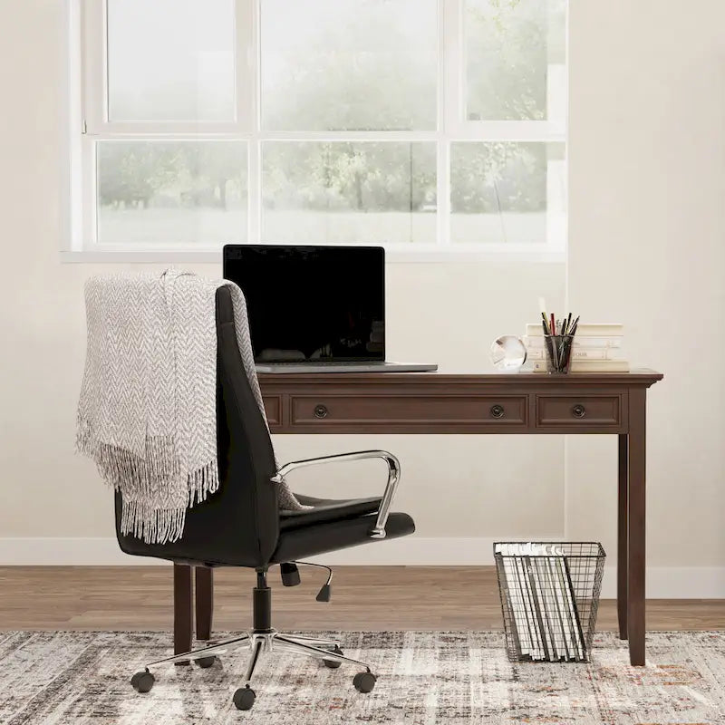 SOLID WOOD Transitional 54 inch Wide Desk