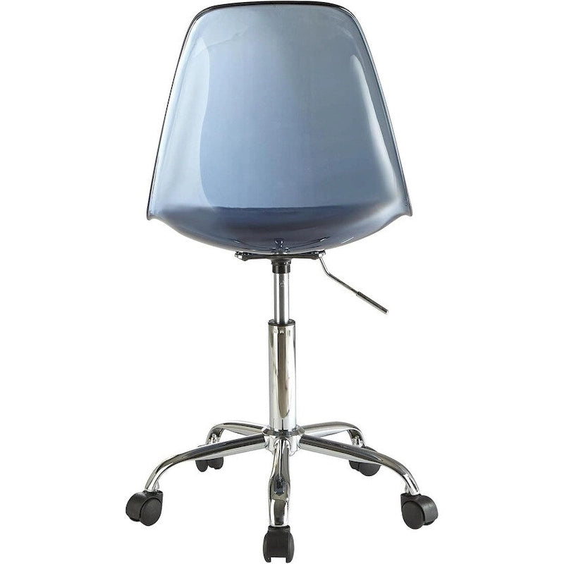 Urban Lifestyle Armless Acrylic Rolling Adjustable Office Chair