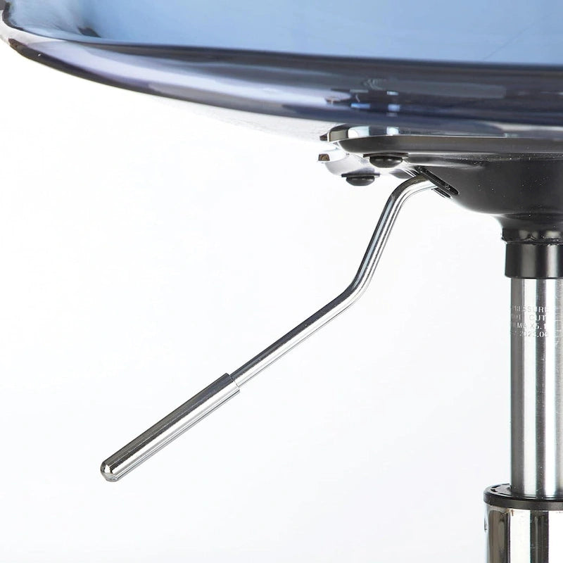 Urban Lifestyle Armless Acrylic Rolling Adjustable Office Chair