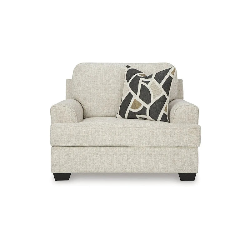 Beige Oversized Chair - 51 W x 40 D x 39 H